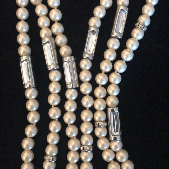 Lia Sophia super long pearl necklace - Picture 2 of 2
